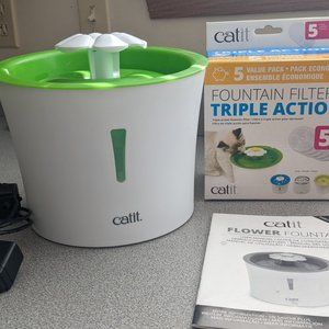 Catit flower fountain + filters